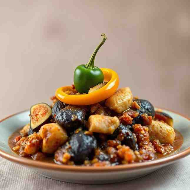 Green Fig & Saltfish - Bonnet Hot Pepper